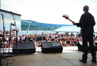 Harlan Terson, Notodden Blues Festival, August, 2000; Photo by Art Tipaldi