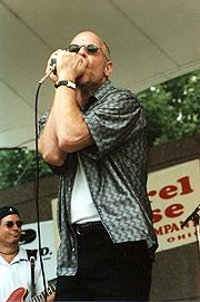 Tad Robinson, Queen City Blues Festival, Cincinnati, 1999; Photo by Mary Ann Kindel